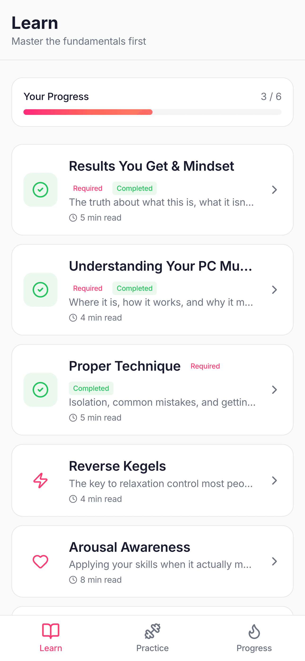 Learn the Science screenshot